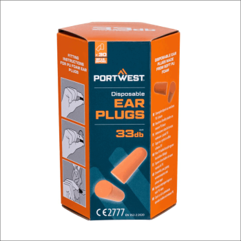 PU-​Schaum Gehörschutzstöpsel 33dB (30 Paar)